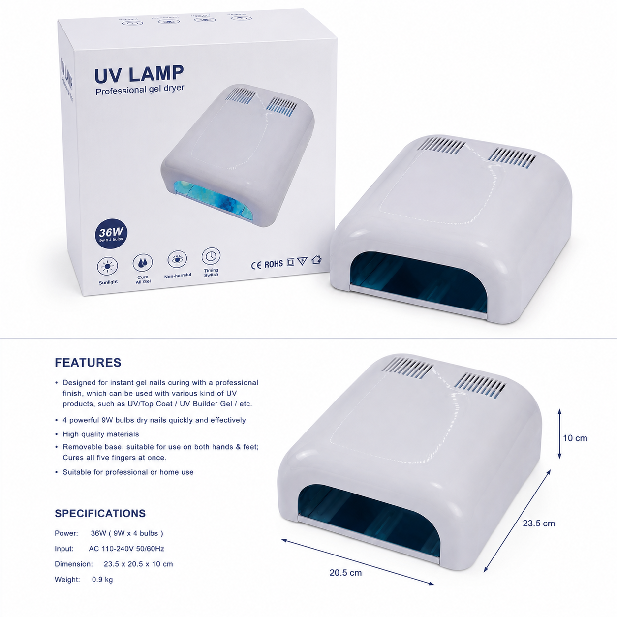 36W UV Lamp