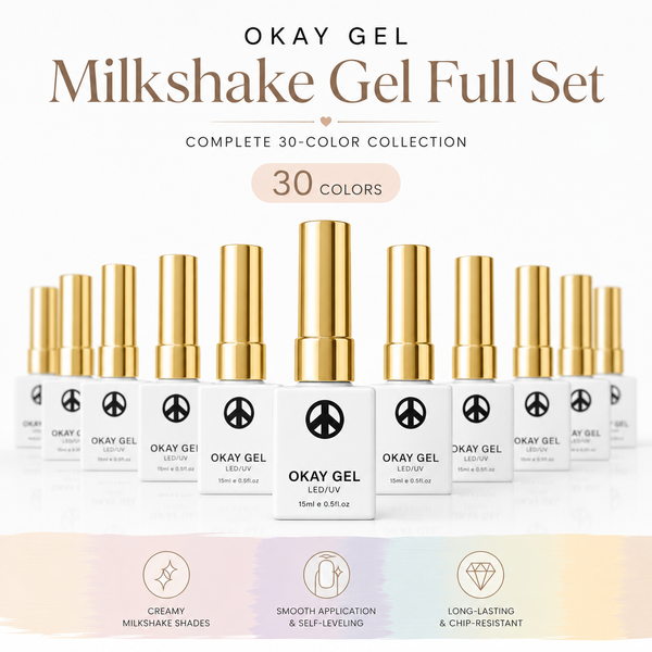 OKAY Gels Milkshake Full Set (SAVE 10%)
