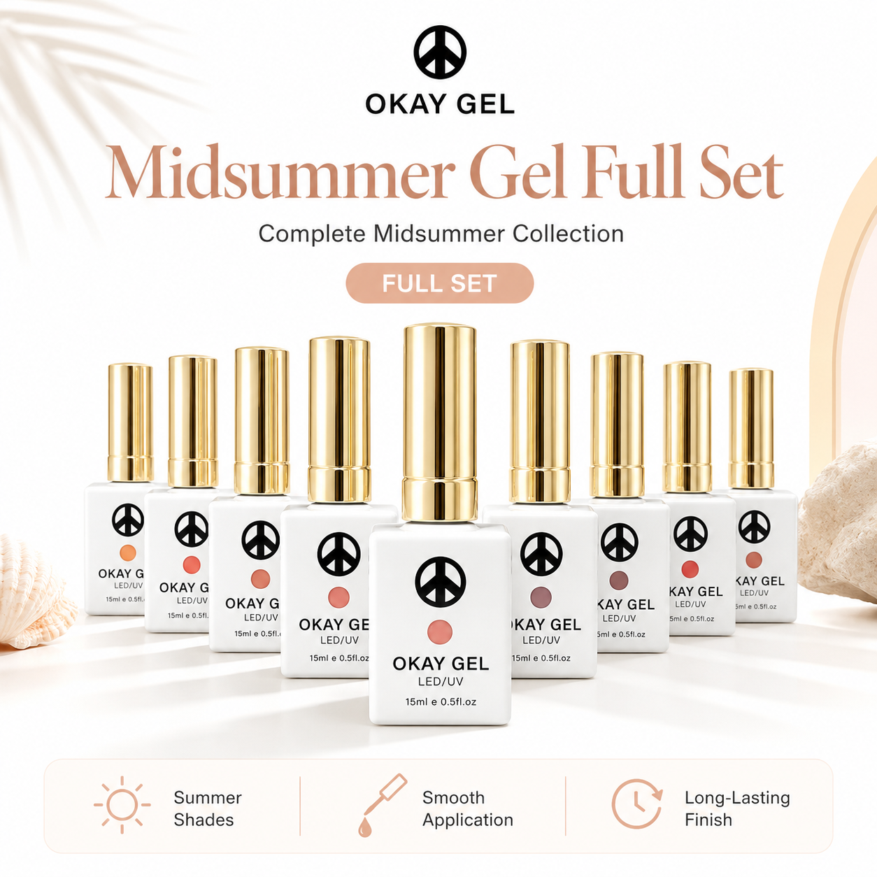 OKAY Gels Midsummer Full Set (SAVE 10%)