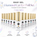 OKAY Gels Diamond Cat Eyes Full Set (SAVE 10%)