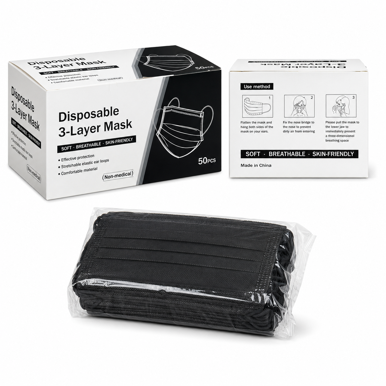 Disposable 3 Layer Mask