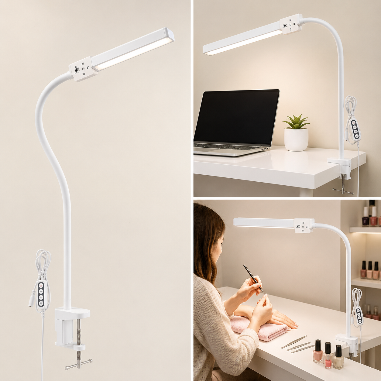 Mounted Table Lamp (White)