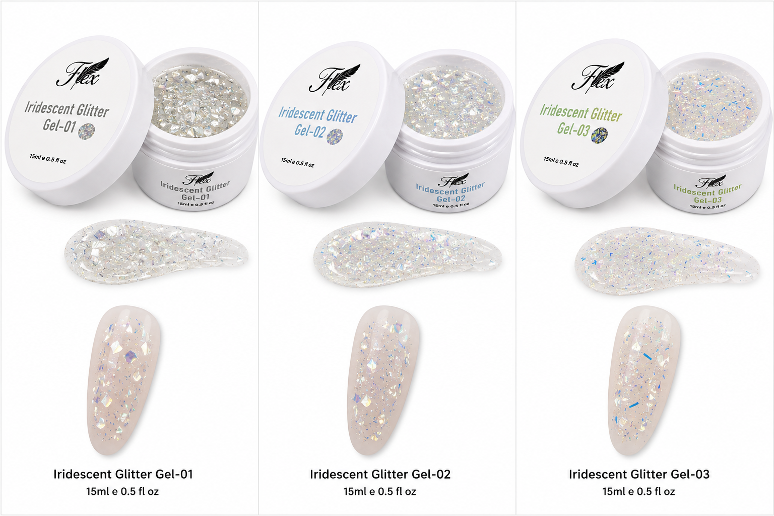 Flex Iridescent Glitter