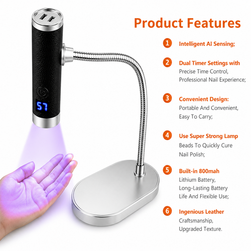 AI Sensor Nail Lamp